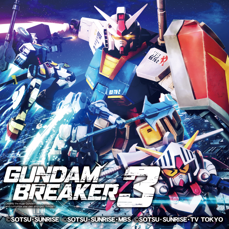 Gundam Breaker 3 box art for Playstation Vita